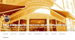 Desktop Screenshot of hauszimmermann.de